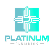 A logo for platinum plumbing