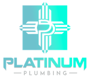 A logo for platinum plumbing