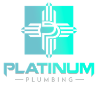 A logo for platinum plumbing
