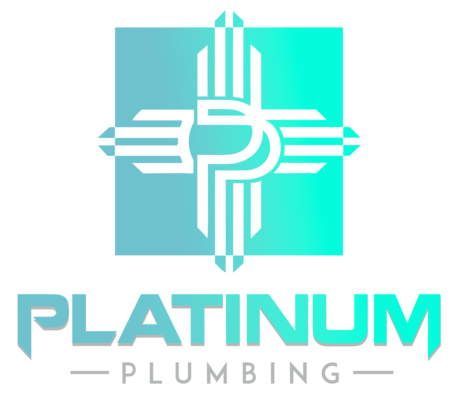 A logo for platinum plumbing 