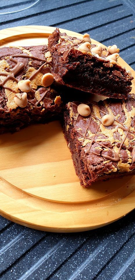 Peanut Butter Chocolate Brownies