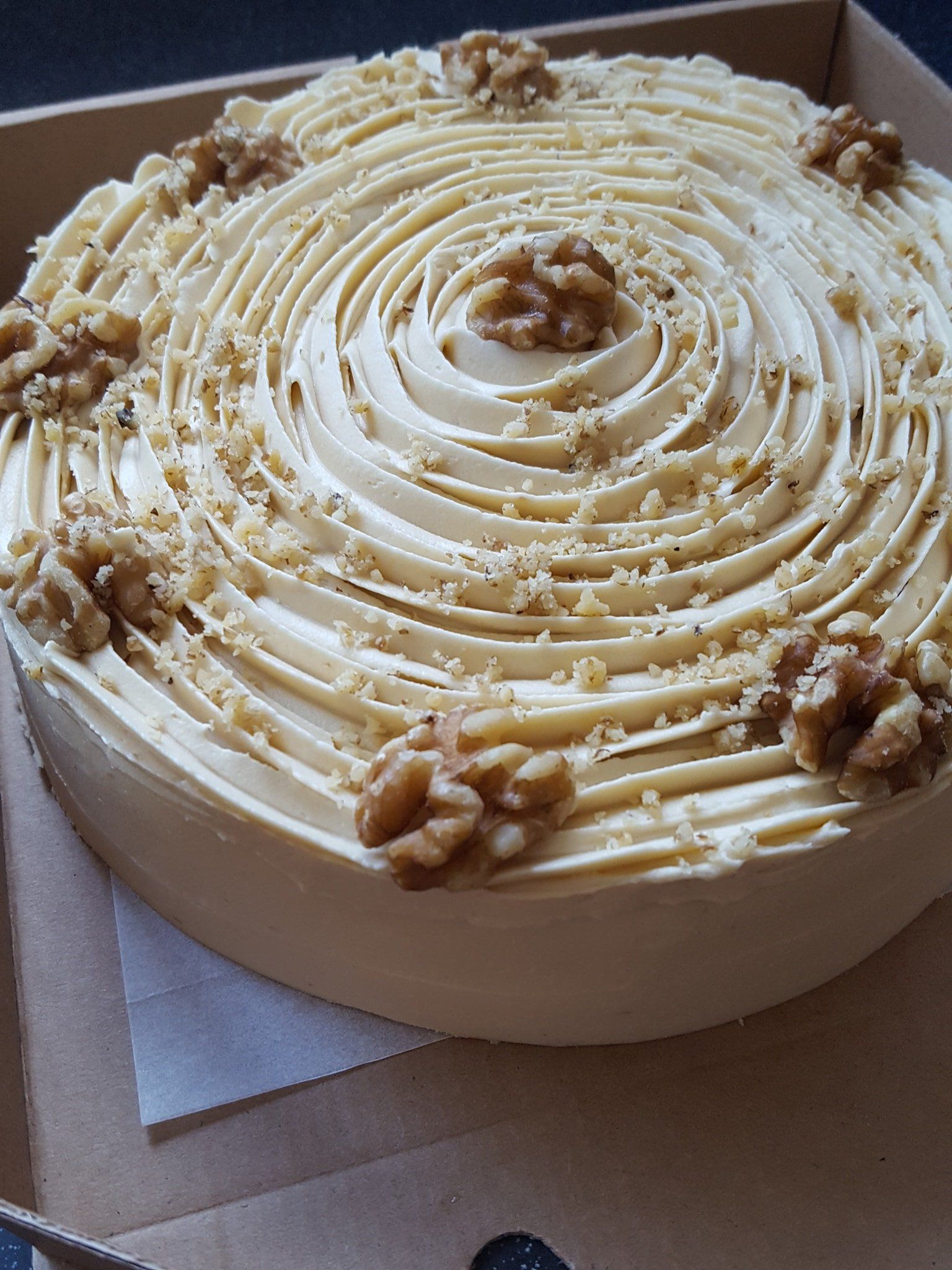 Coffee & Walnut Cake
