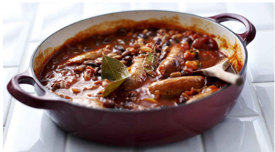 Sausage casserole by 5 aday catering Bromsgrove