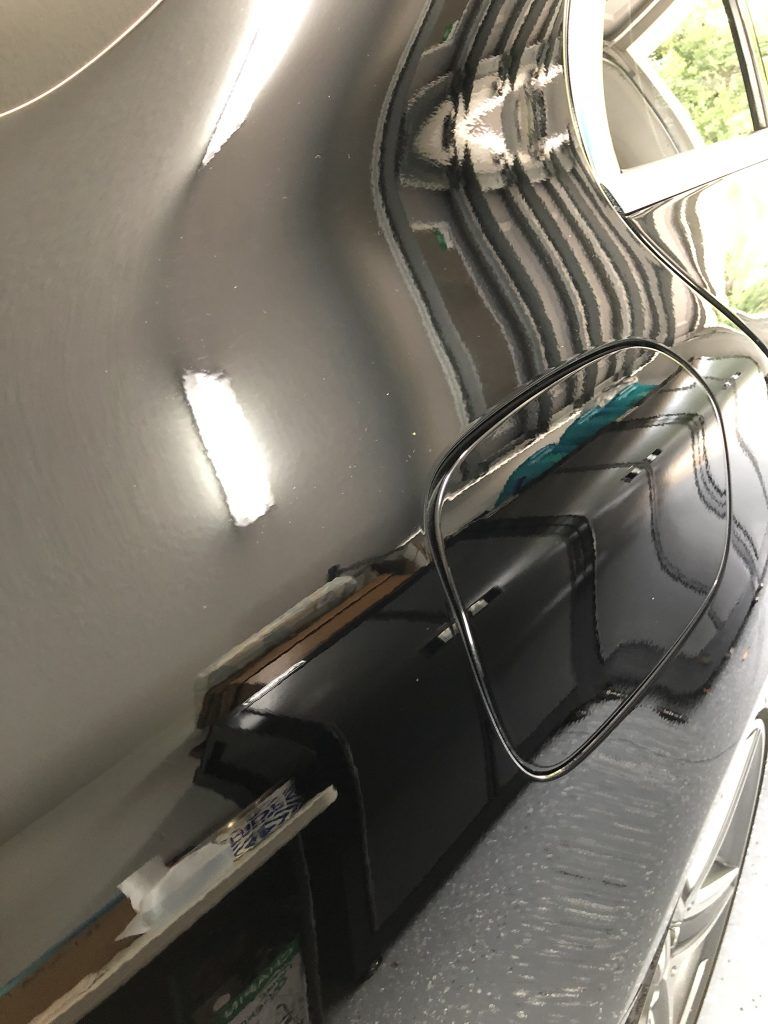 A close up of a car with a mirror on it.