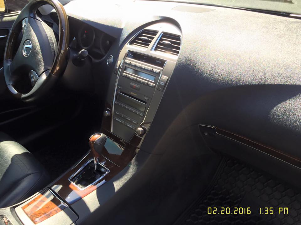 A picture of the interior of a car taken on february 20, 2016