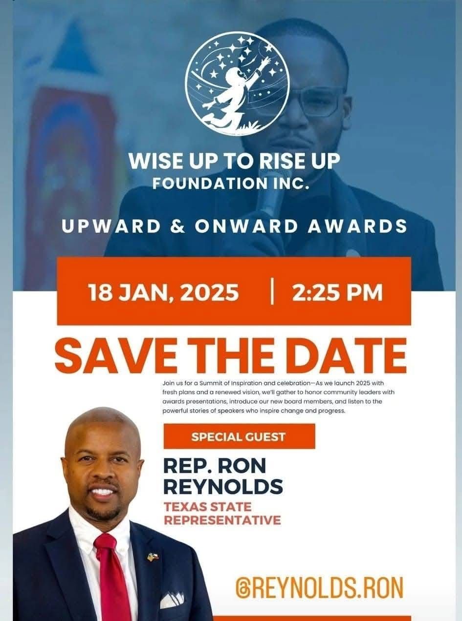 A flyer for wise up to rise up foundation inc.