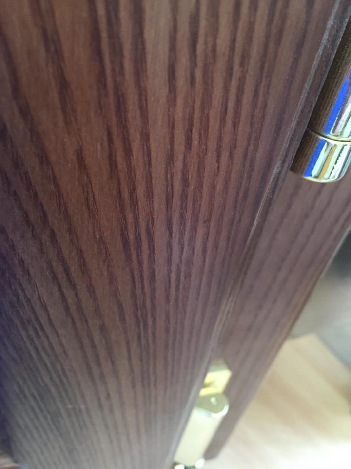 dettaglio infisso in alluminio-legno