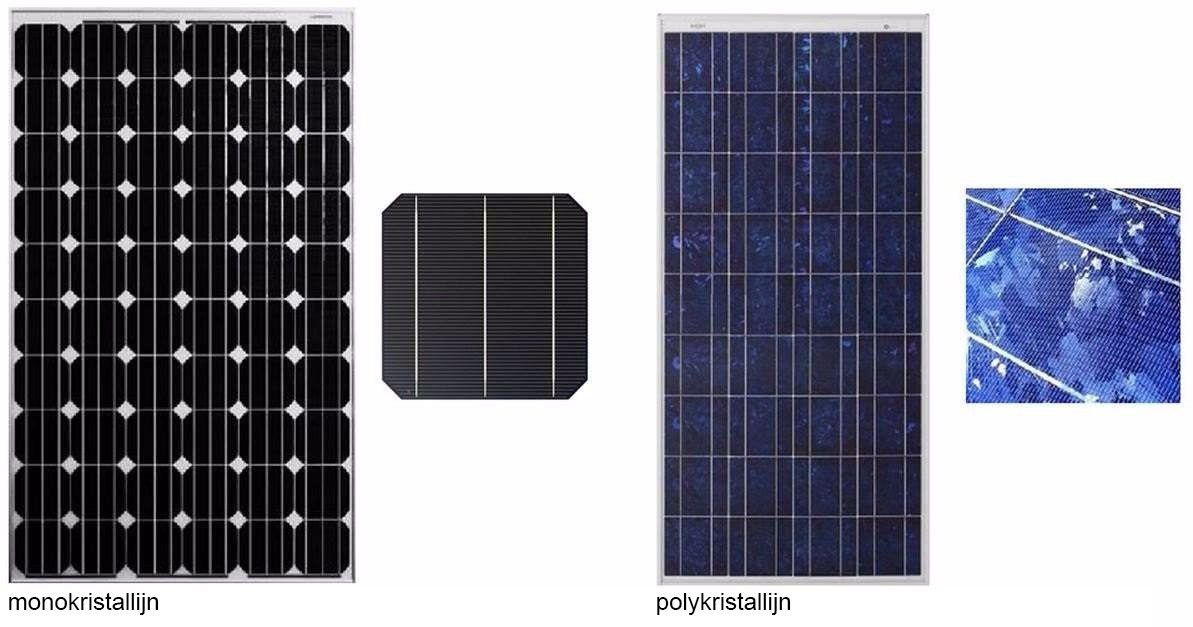 Mono- en polykristallijn, wat moet ik kiezen?