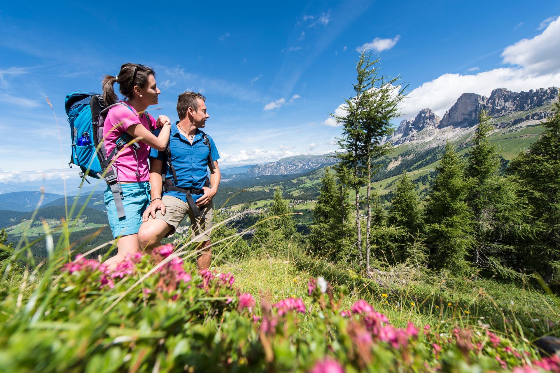 Naturparadies am Fuße von Rosengarten und Latemar