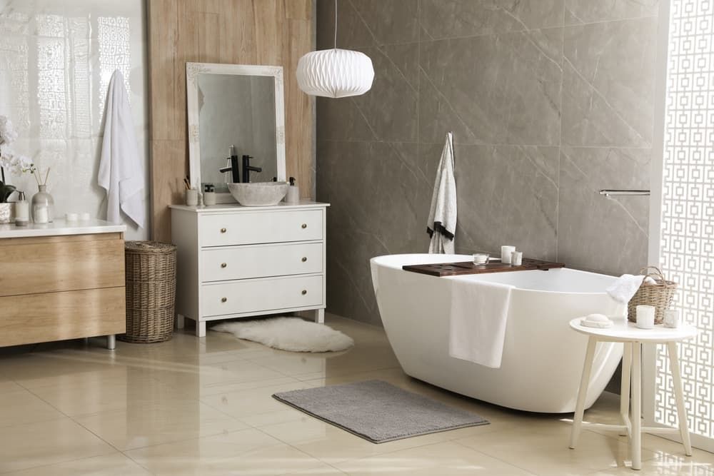 A Bathroom With a Bathtub, Sink, Mirror and Dresser — Dynamic 2-Pack In Rockville, QLD