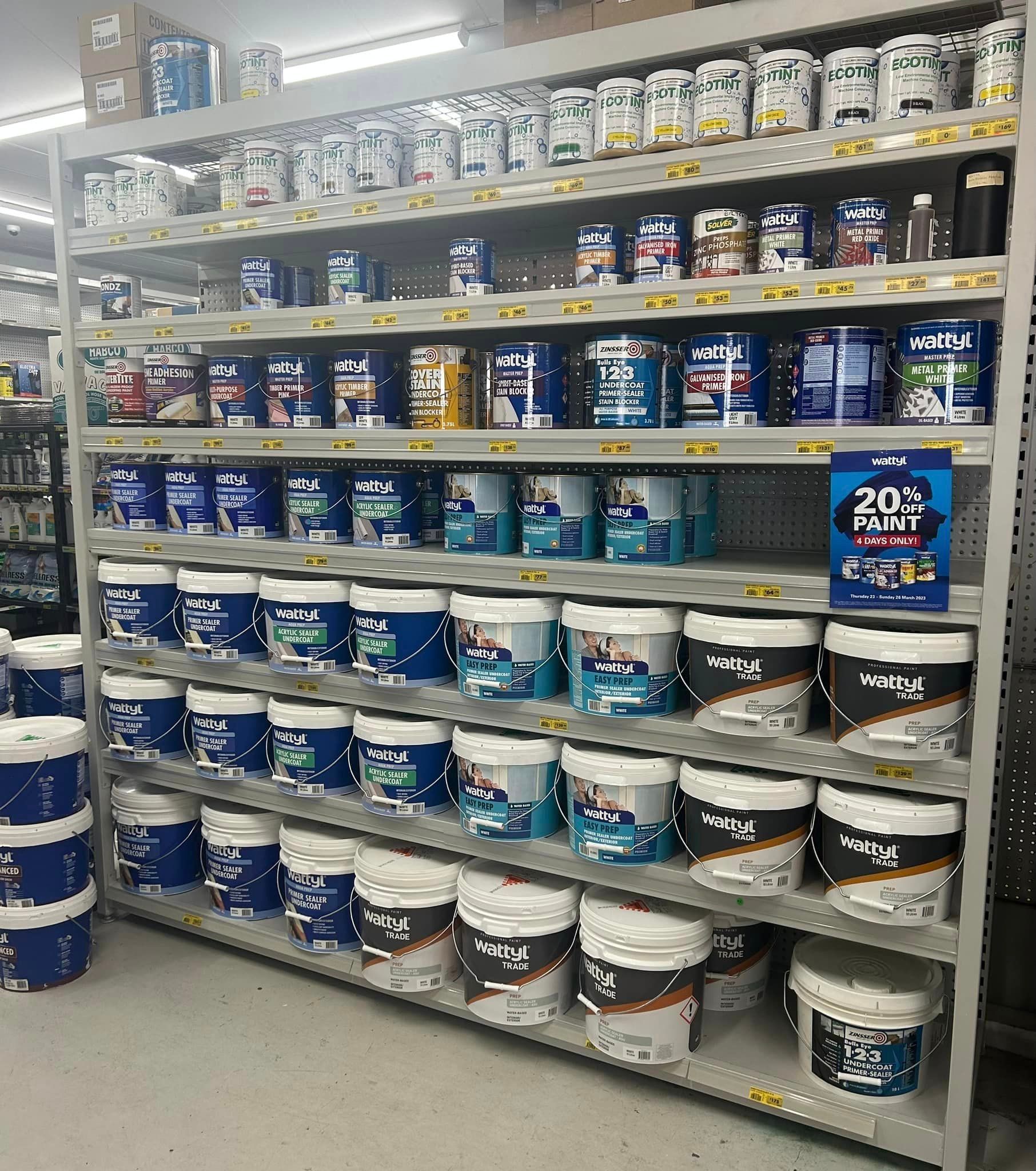 Painting Products — Broken Hill, NSW — Adkin’s True Value Hardware