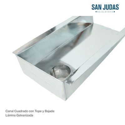 Canal Galvanizado Cuadrado