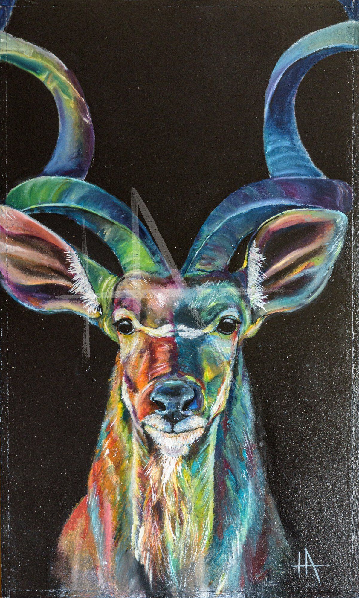 Kleur op een schilderij is als enthousiasme in het leven