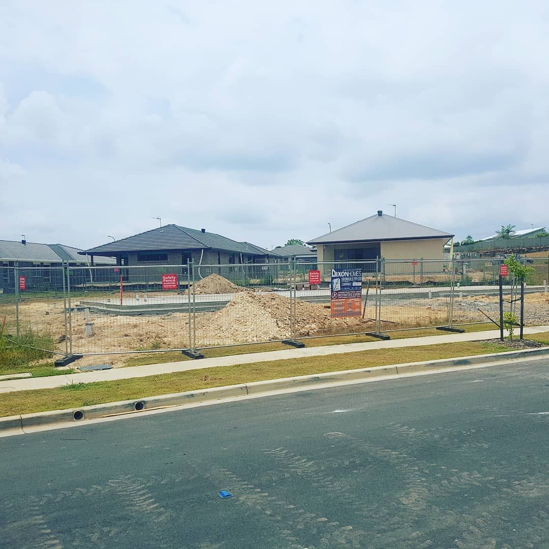 Lot of Houses Are Being Built in a Residential Area — Safety Fence Australia in Lismore, NSW