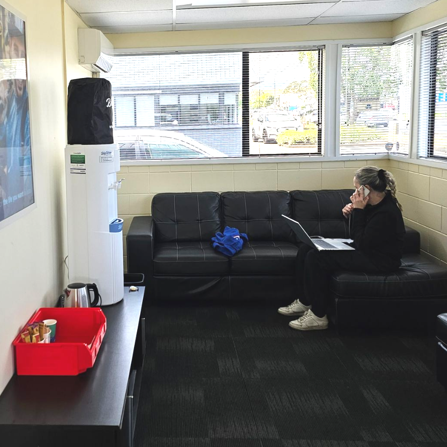 Stoprust and Towbars Customer Waiting Room