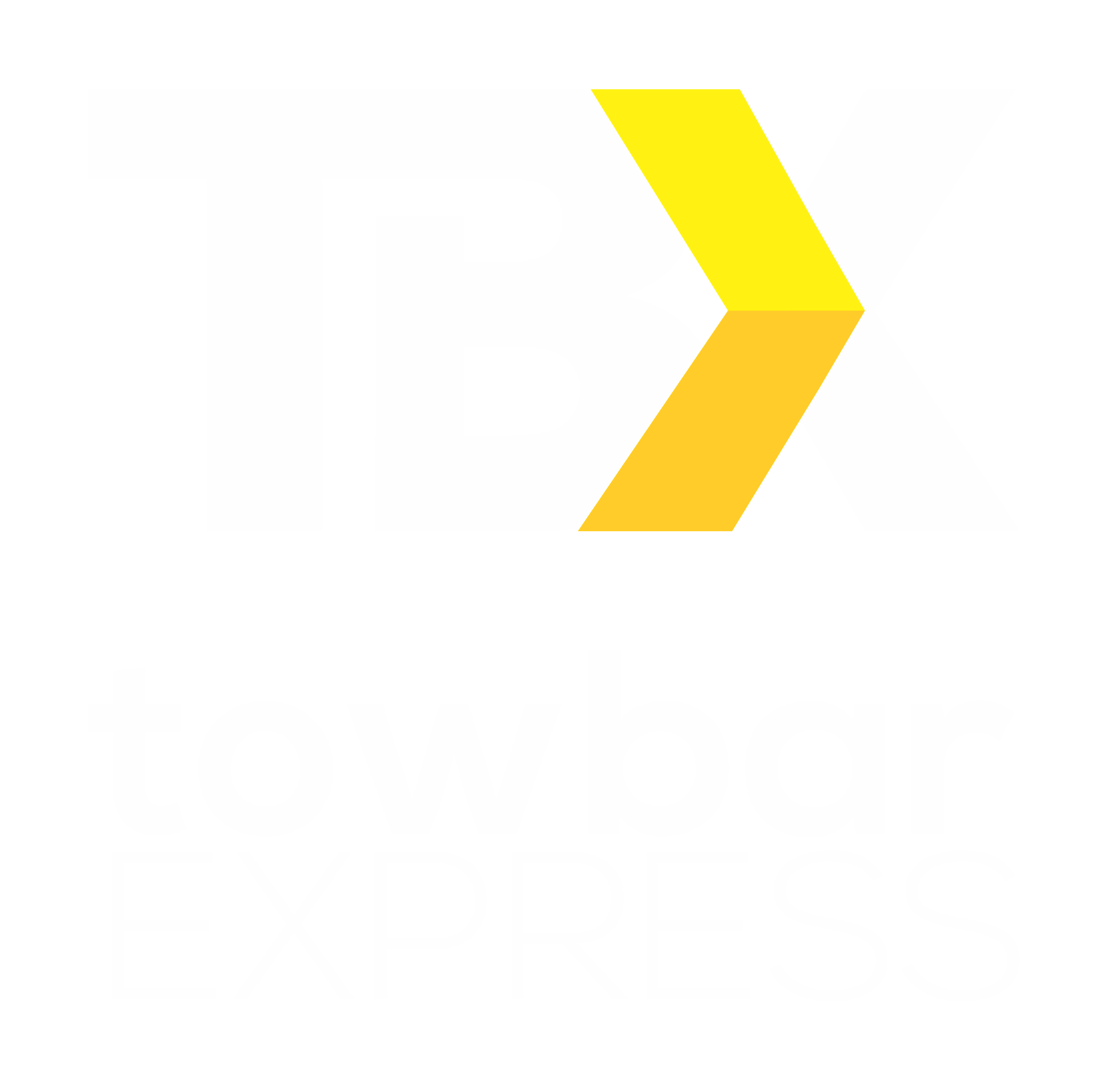 Towbar Express Logo in White