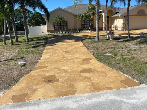 An image of decorative concrete services in Orlando, FL