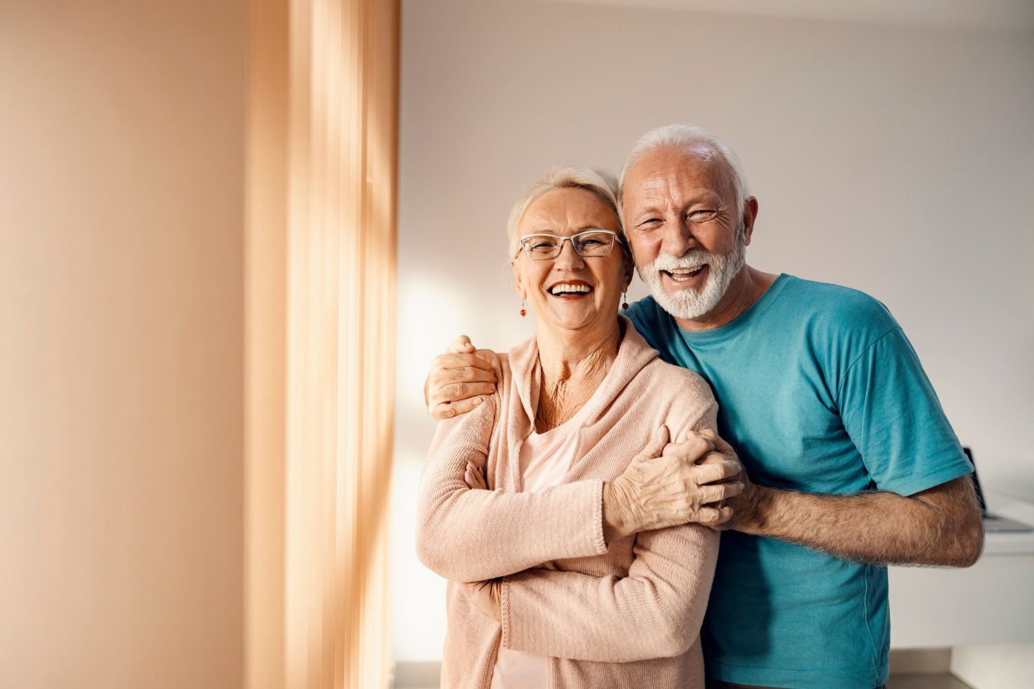 Smiling Senior Couple — Little Rock, AR — Care IV Home Health