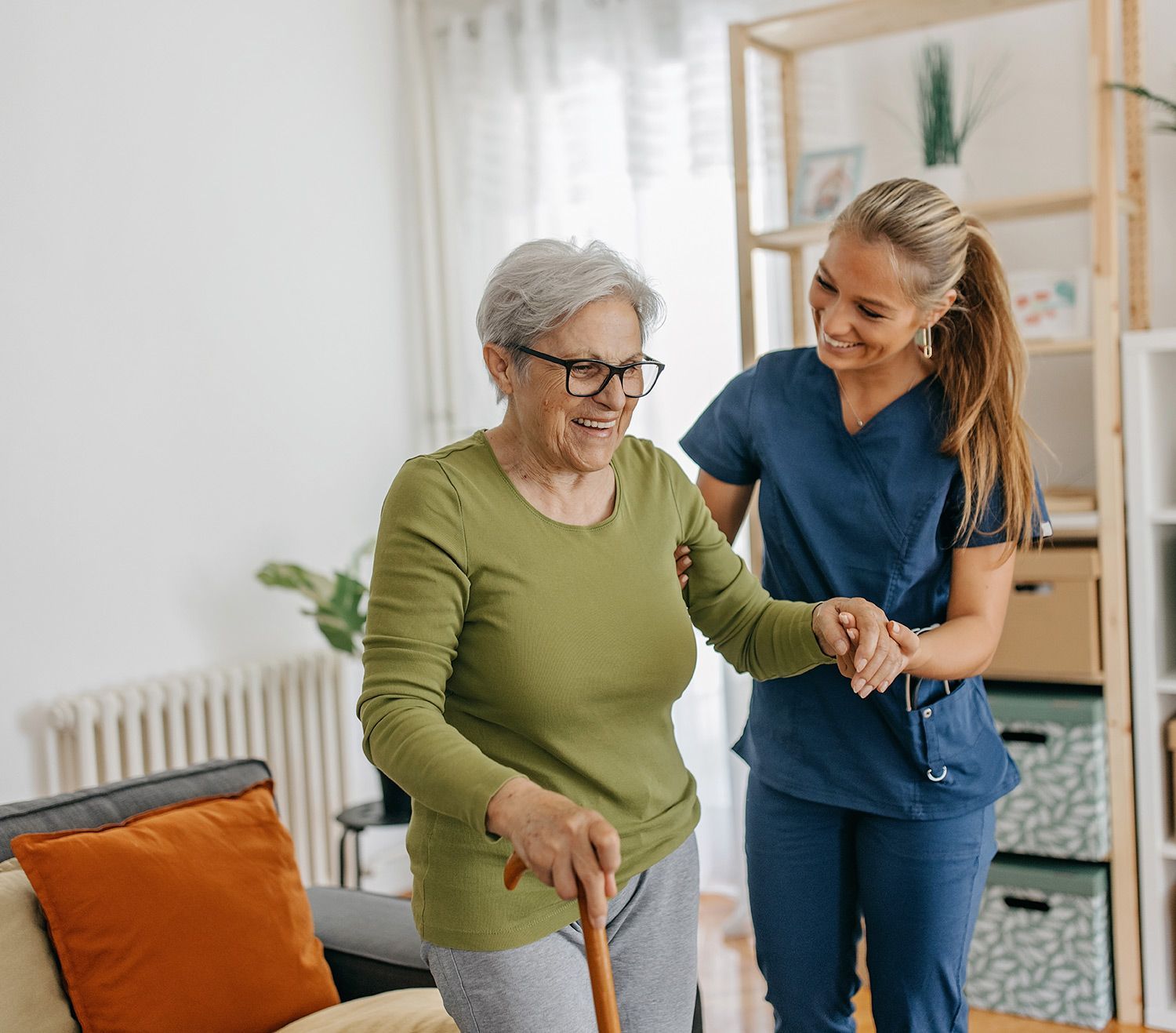 Private Duty Nurse and Senior Woman — Little Rock, AR — Care IV Home Health