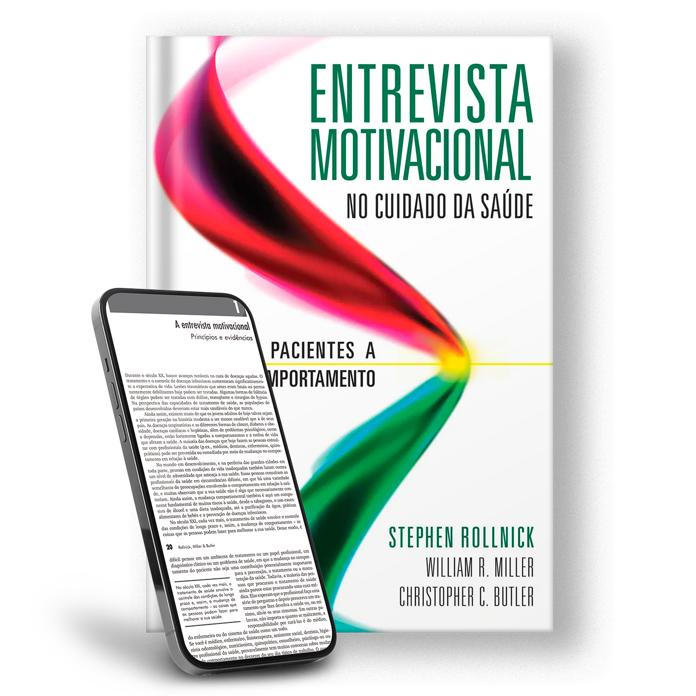 A tablet with a book on it titled não acredite em tudo que você sente.
