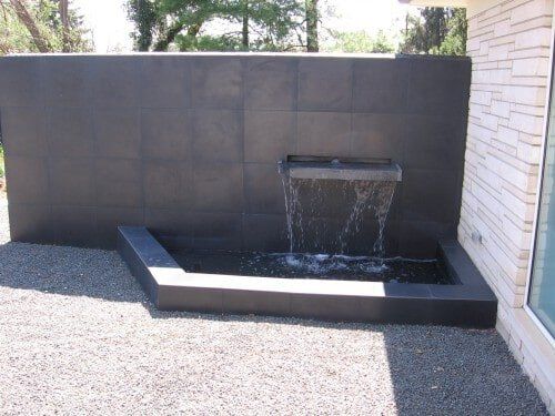 Mini wall fountain — Water fountain design in Lexington KY