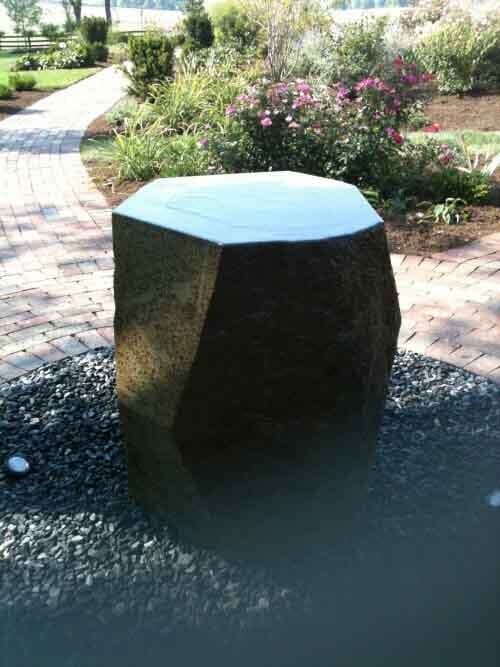Rock fountain — Water fountain repair in Lexington KY