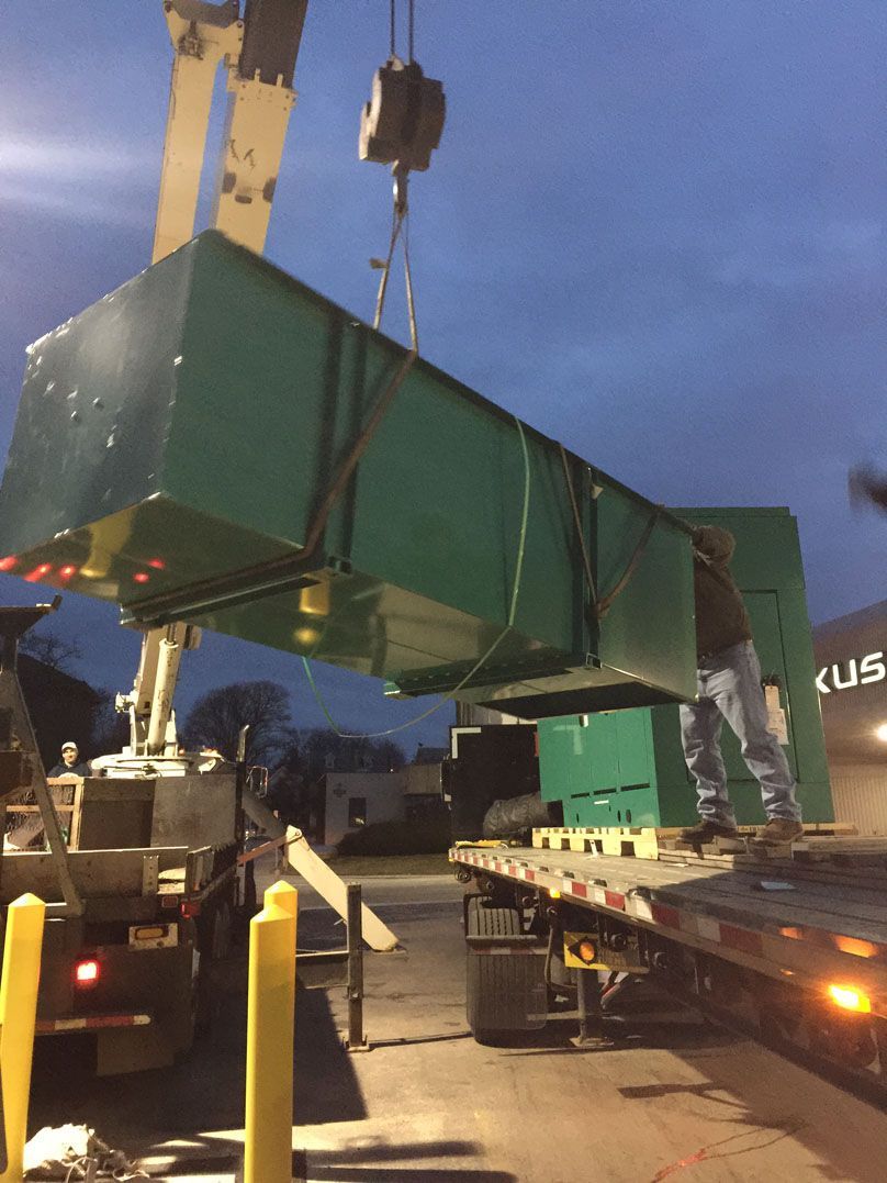 Shopping Center Installation 