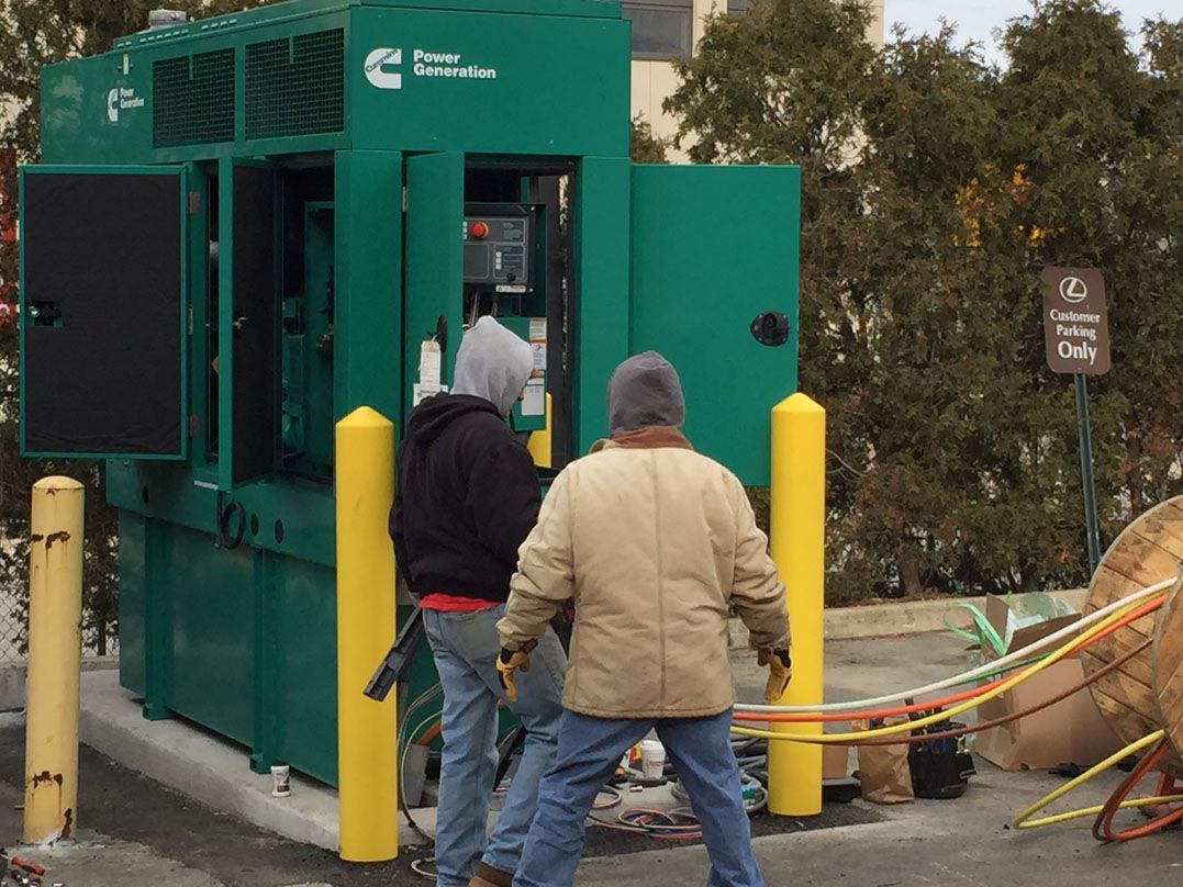 Shopping Center Installation 