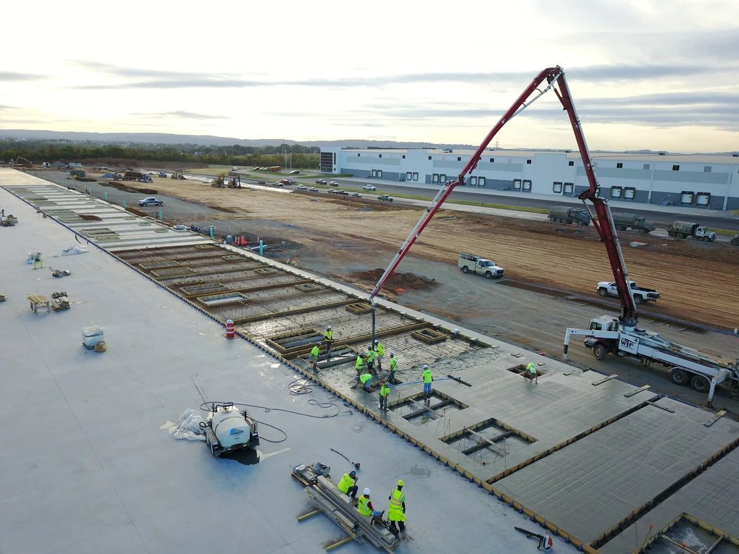 Workers Working on Tilt Panels — Bethlehem, PA — West Truckers Franchise, LLC