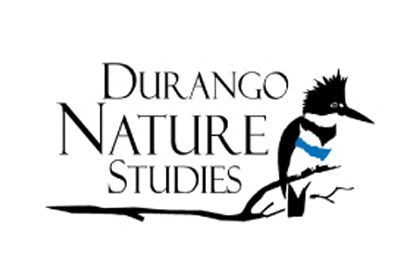 The durango nature studies logo has a bird on it.