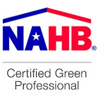 The nahb logo is a certified green professional.