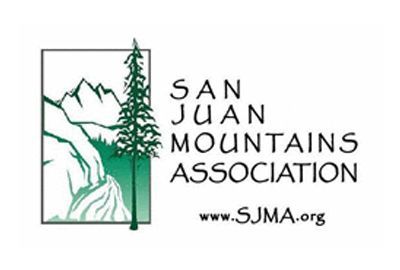 The logo for the san juan mountains association