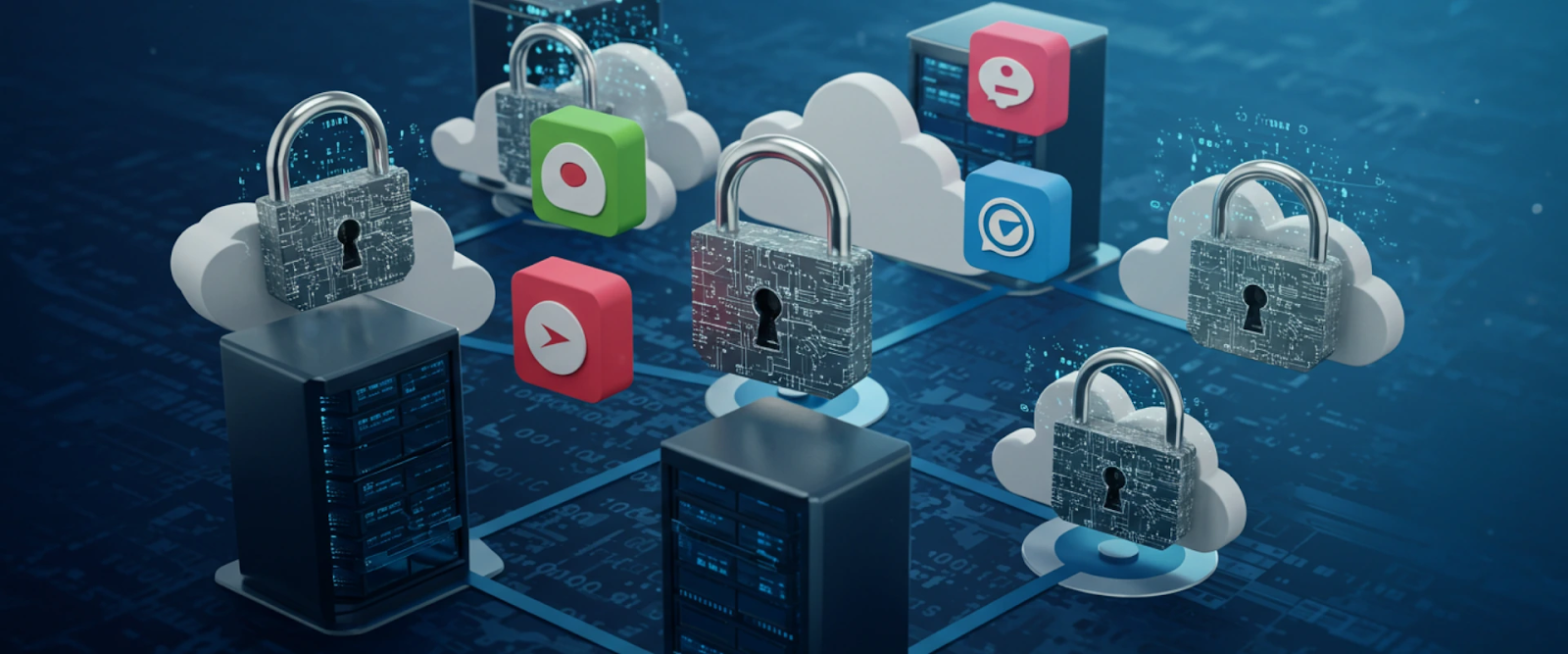 Security for cloud apps and SaaS security in 3D rendering.