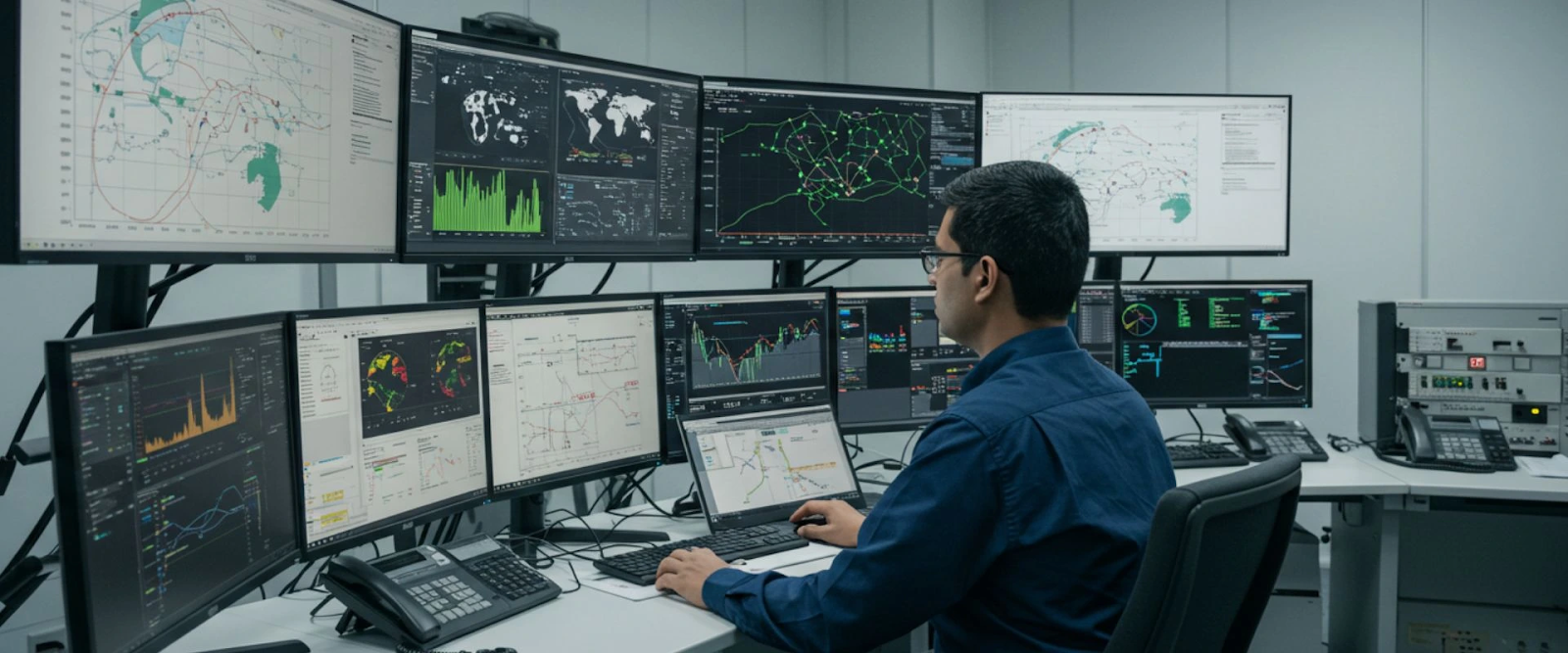 Network monitoring best practices and how to monitor network traffic on server rack.