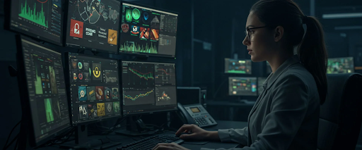 Types of network attacks with alerts.