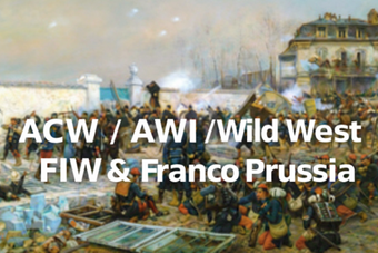 ACW / Alamo / Wild West French Indian War / AWI terrain and buildings