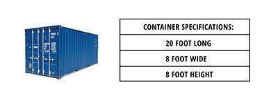 Rental Storage Container Specifications — Miami, FL — A.E.S. Portable Sanitation, Inc.