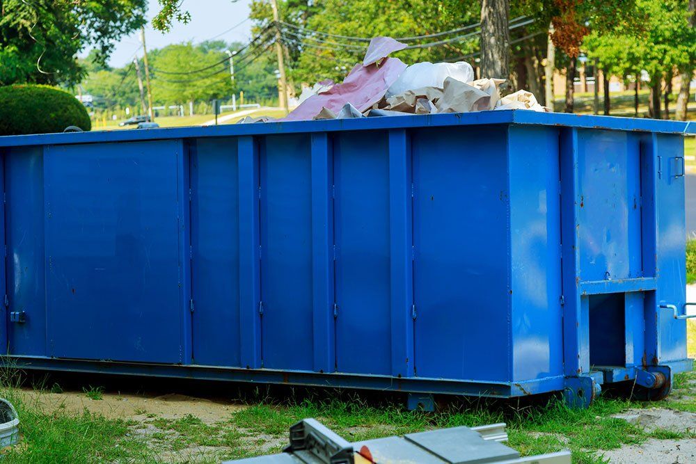 Blue Storage Container — Miami, FL — A.E.S. Portable Sanitation, Inc.