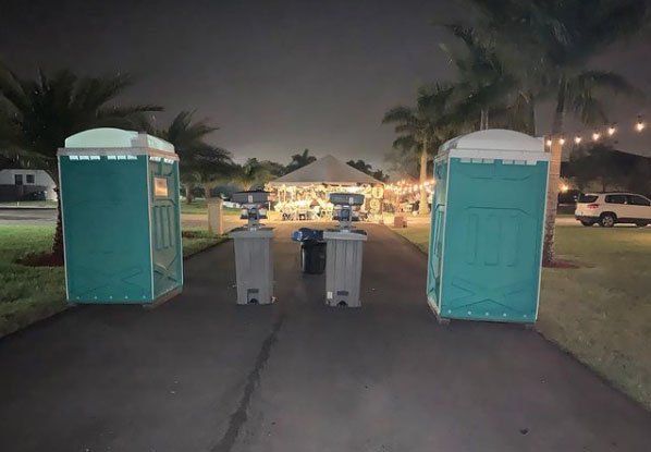 Portable Toilet and Sinks — Miami, FL — A.E.S. Portable Sanitation, Inc.