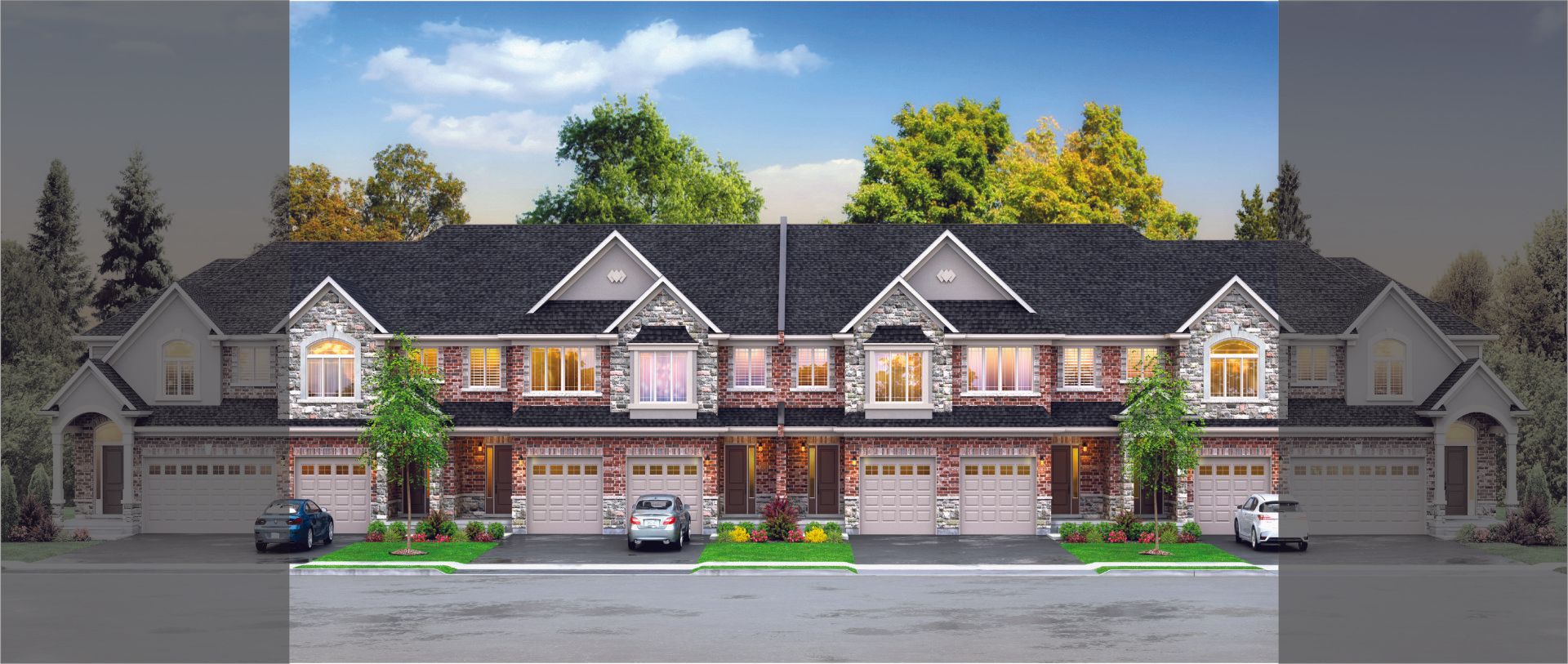 Exterior Townhome Elevations