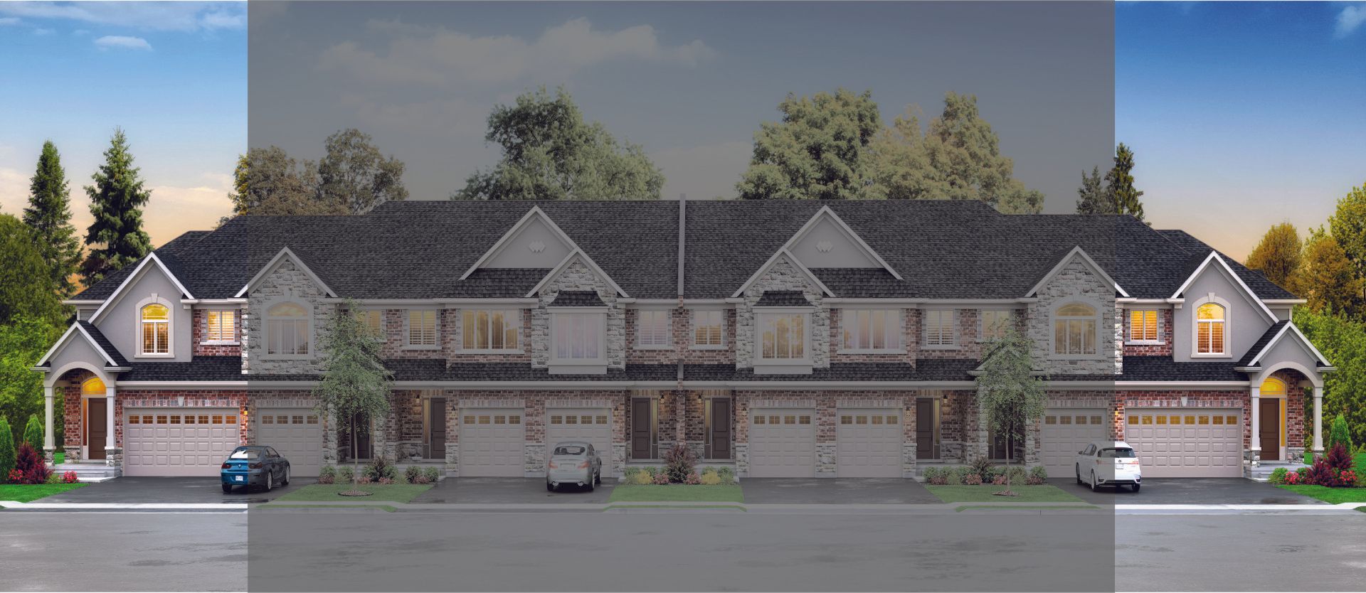Siena Townhome Exterior Elevations