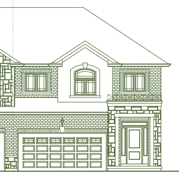 Skye Plan Townhome Exterior