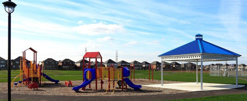 neighborhood playground and pavilion