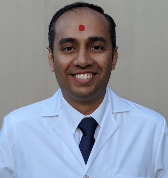 Portrait of Dr Patel