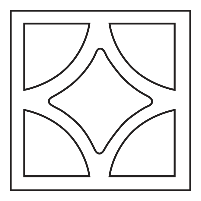 diamond breeze block