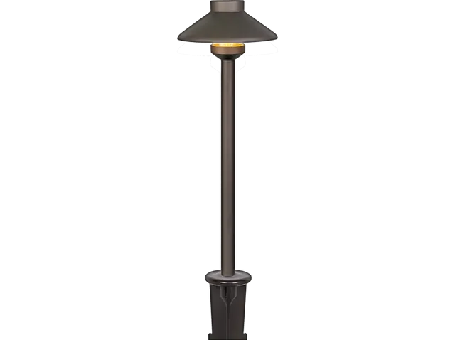 A lamp post with a light on it on a white background.