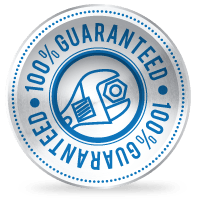 A 100 % guaranteed seal with a wrench in the center