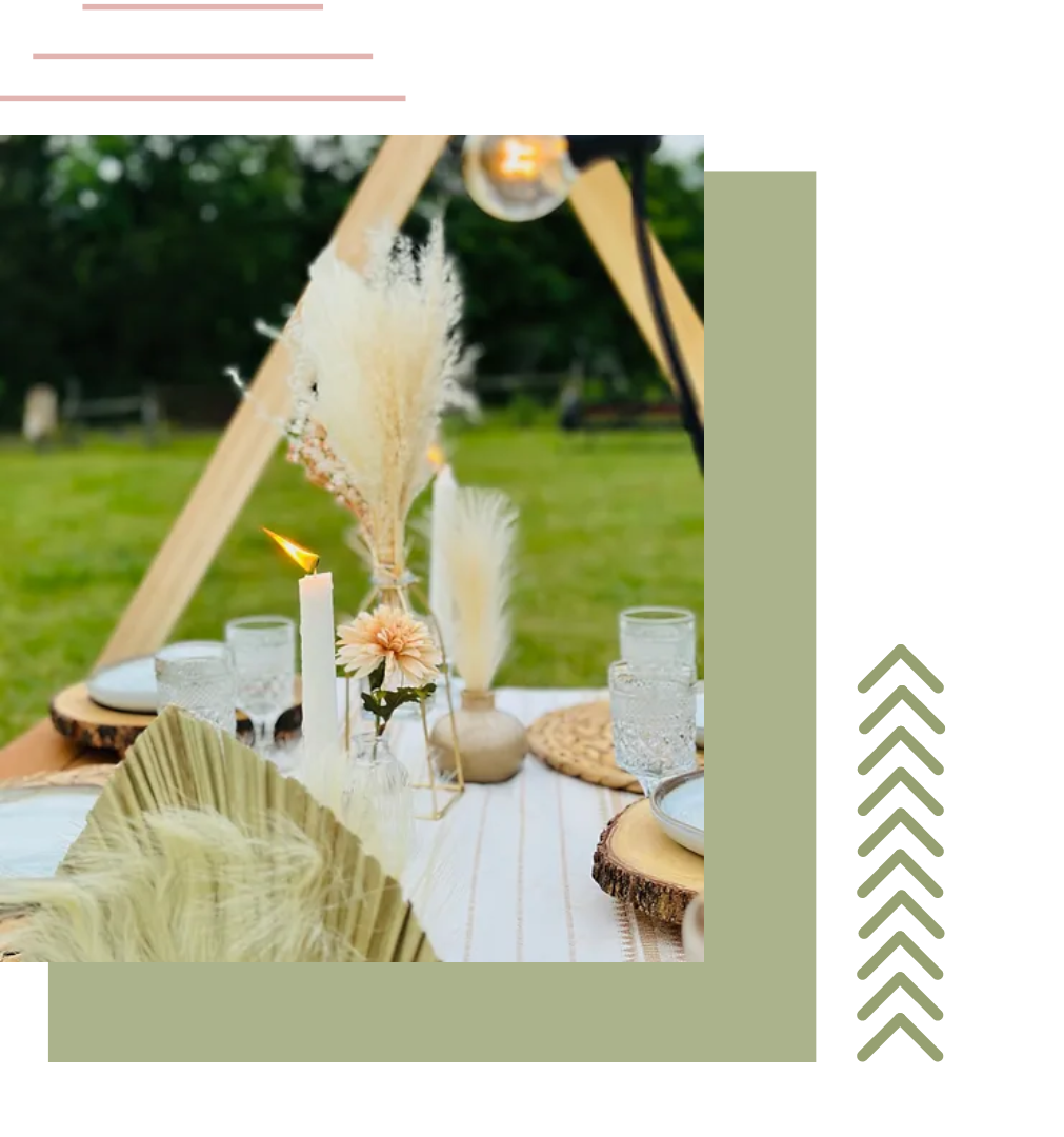 a table with plates candles and flowers on it | nearby tent rentals