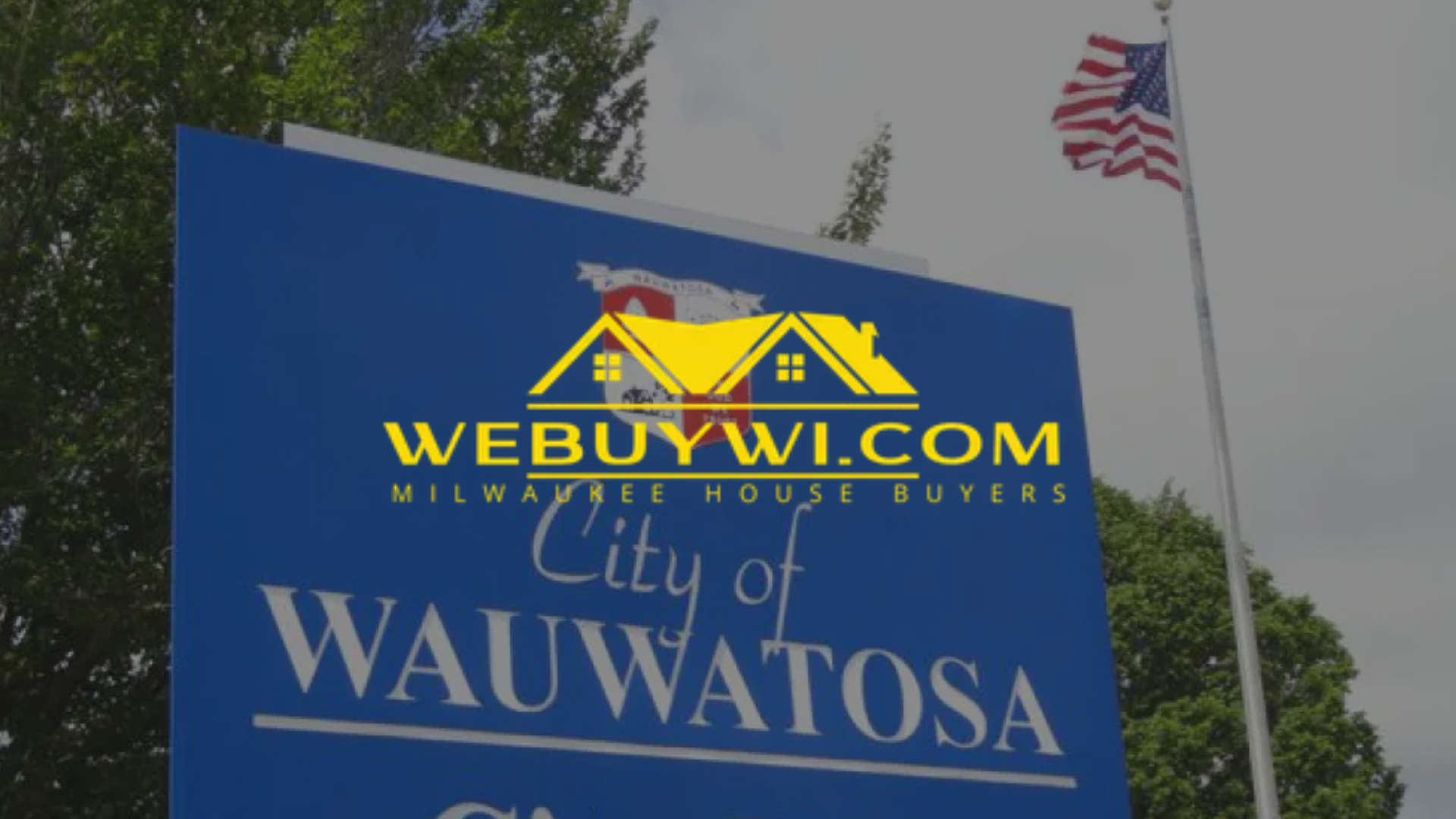 Sign for City of Wauwatosa with