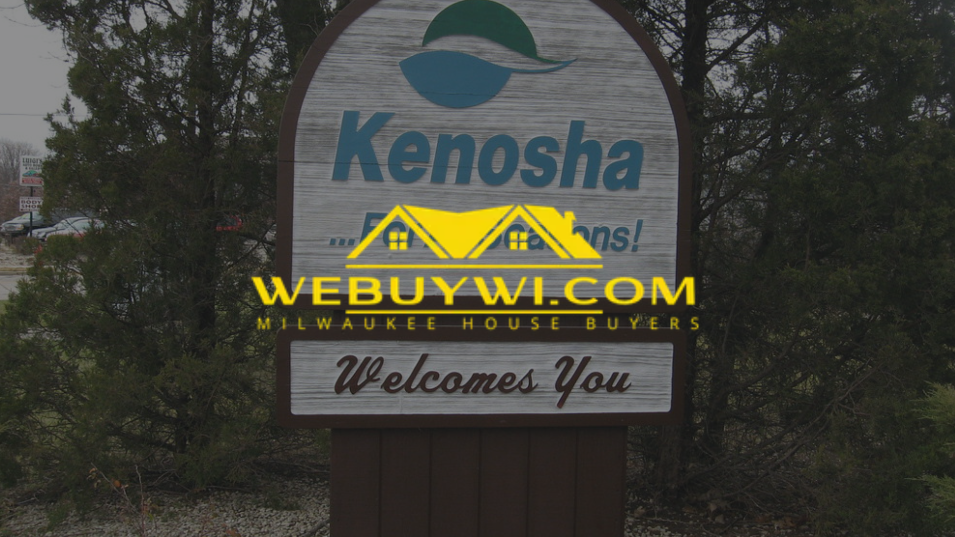 Kenosha city sign with